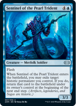 Sentinel of the Pearl Trident. (FOIL) : DOUBLE MASTERS 067/332 - Magic the Gathering Single Card