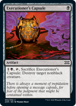 Executioner's Capsule (FOIL) : DOUBLE MASTERS 092/332 - Magic the Gathering Single Card