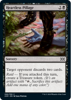 Heartless Pillage (FOIL) : DOUBLE MASTERS 096/332 - Magic the Gathering Single Card