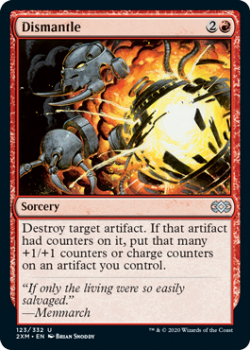 Dismantle (FOIL) : DOUBLE MASTERS 123/332 - Magic the Gathering Single Card
