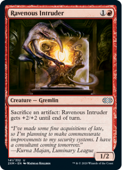 Ravenous Intruder (FOIL) : DOUBLE MASTERS 141/332 - Magic the Gathering Single Card