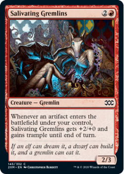 Salivating Gremlins (FOIL) : DOUBLE MASTERS 143/332 - Magic the Gathering Single Card