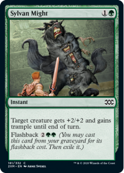 Sylvan Might (FOIL) : DOUBLE MASTERS 181/332 - Magic the Gathering Single Card