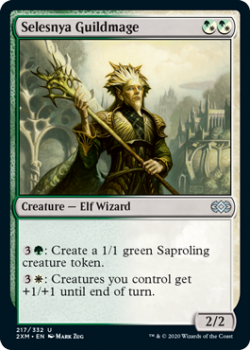 Selesnya Guildmage (FOIL) : DOUBLE MASTERS 217/332 - Magic the Gathering Single Card