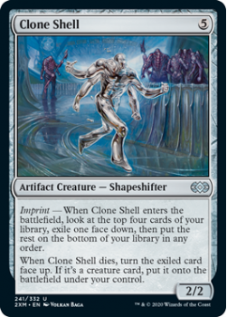 Clone Shell (FOIL) : DOUBLE MASTERS 241/332 - Magic the Gathering Single Card