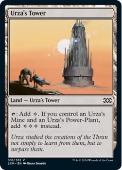 Urza's Tower (FOIL) : DOUBLE MASTERS 331/332 - Magic the Gathering Single Card