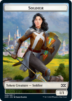 Soldier (TOKEN) : DOUBLE MASTERS Token 06/031 - Magic the Gathering Single Card