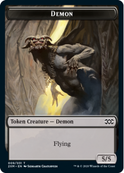 Demon (TOKEN) : DOUBLE MASTERS Token 09/031 - Magic the Gathering Single Card