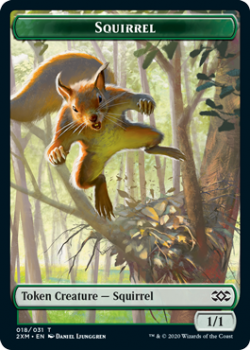 Souirrel (TOKEN) : DOUBLE MASTERS Token 18/031 - Magic the Gathering Single Card