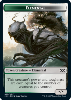 Elemental (TOKEN) : DOUBLE MASTERS Token 20/031 - Magic the Gathering Single Card