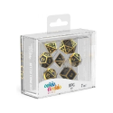 Oakie Doakie Dice Set RPG Metal Dice - Alchemy Gold (7)