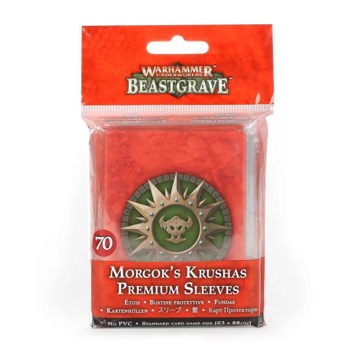 Warhammer Underworlds: Beastgrave Morgok's Krushas Premium Sleeves