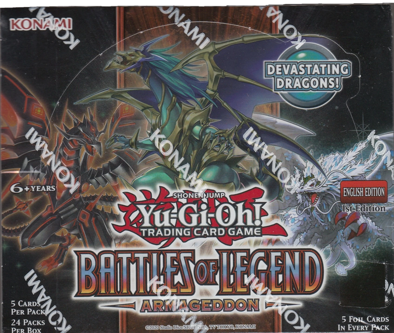 Yu-Gi-Oh! Booster BOX (24 packs) - 1st Ed : Battles of Legend Armageddon Yu-Gi-Oh! Booster BOX (24 packs) - 1st Ed : Battles of Legend Armageddon