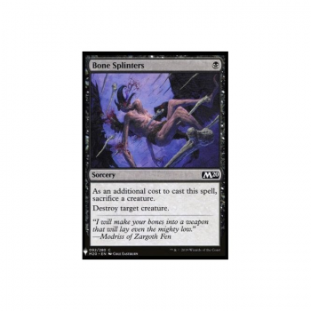 Bone Splinters : MYSTERY BOOSTER 614 - Magic the Gathering Single Card