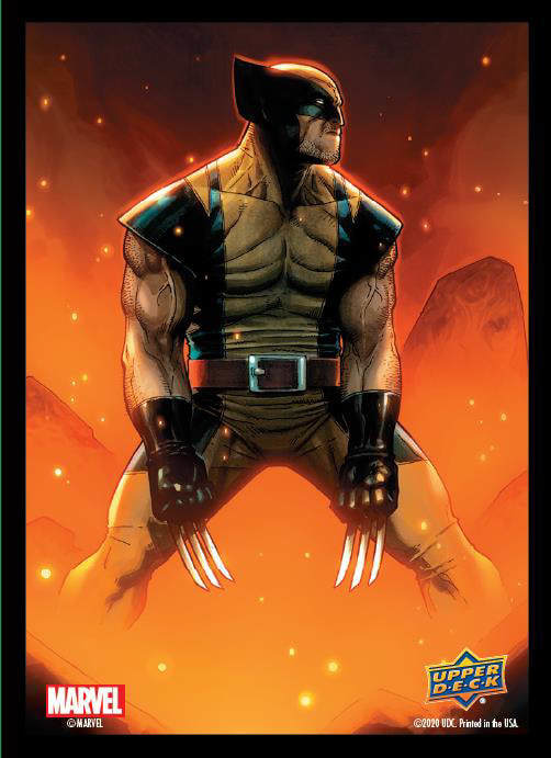 wolverine card sleeves Legendary: A Marvel Deck Building Game Sleeve Kit Ryker Games The Wolverine ID Card Cover is the perfect accessory for anyone who wants to add a touch of fun to their daily routine Upper Deck Marvel Card Sleeves