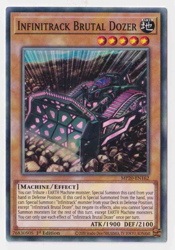 Infinitrack Explosion Card Infinitrack Brutal Dozer (Common) : MP20-EN162 - Yu-Gi-Oh! Single Card