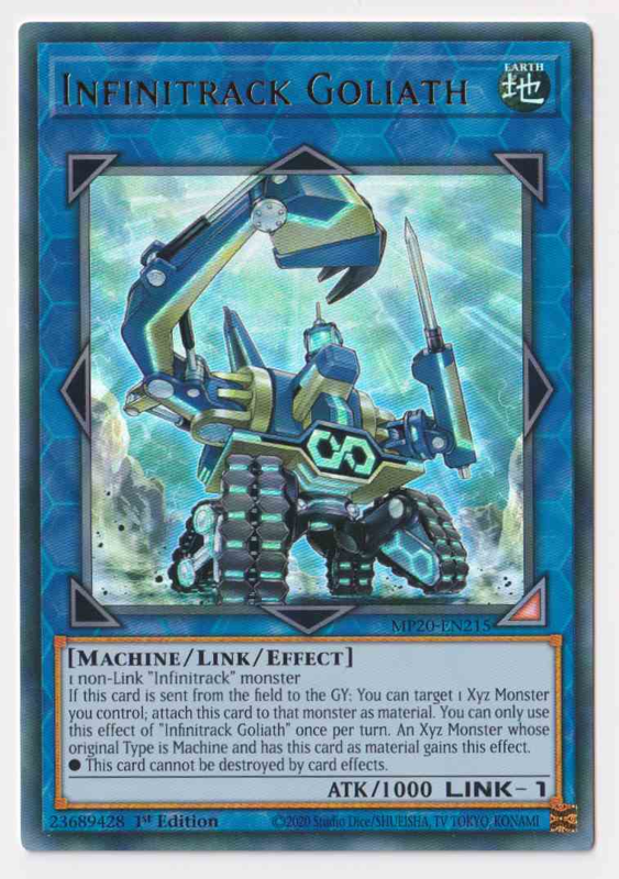 Infinitrack Explosion Card Infinitrack Goliath (Ultra Rare) : MP20-EN215 - Yu-Gi-Oh! Single Card