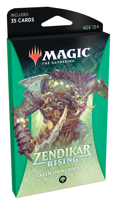 Wiemy już czym jest magic the gathering arena. na pewno nie mobą Magic the Gathering : Zendikar Rising - THEME Booster Pack Green (35 cards)