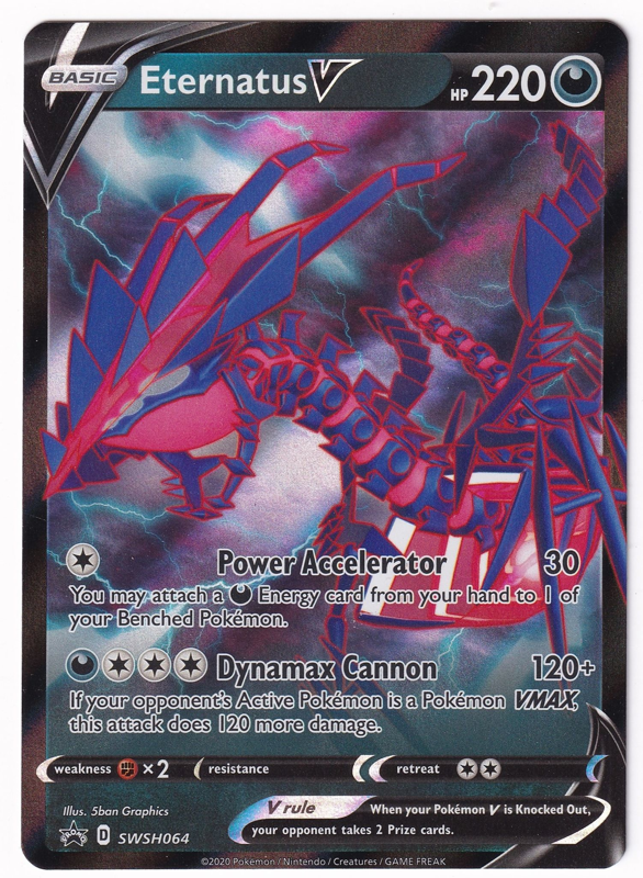 Pokemon Single Promotional Card - SWSH064 Eternatus V