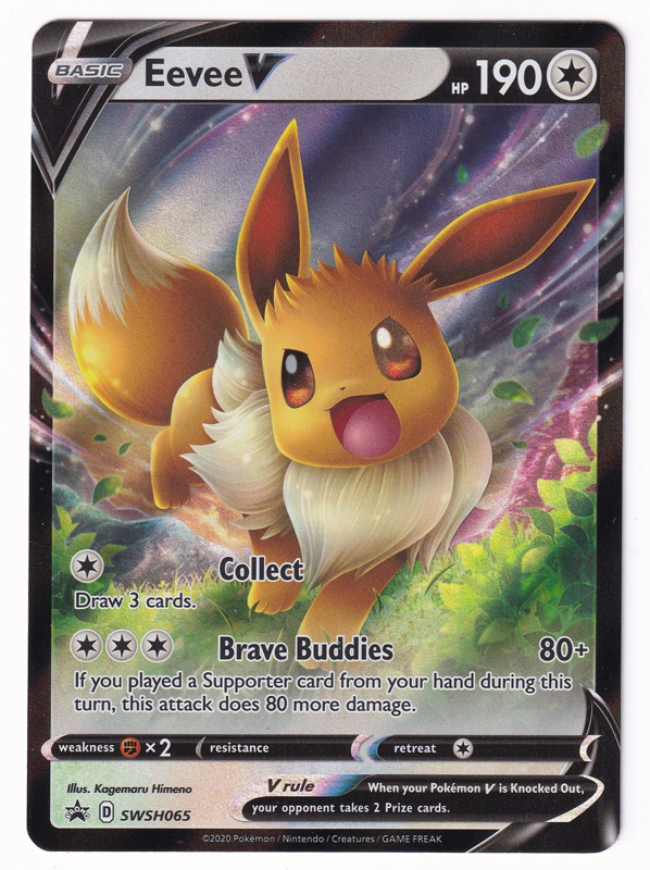 Pokemon Single Promotional Card - SWSH065 Eevee V