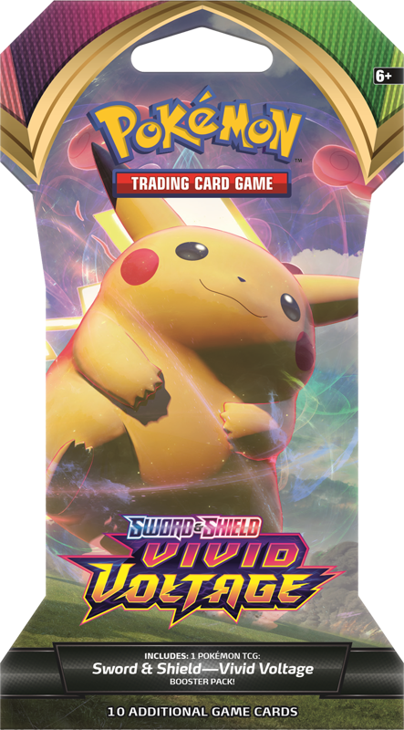 Pokemon Sword & Shield SS4 Blister Pack (Pikachu art) Vivid Voltage Pokemon Sword & Shield SS4 Blister Pack (Pikachu art) Vivid Voltage