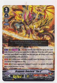 Dragonic Overlord "The X" : V-BT08-002 - Cardfight!! Vanguard Single Card