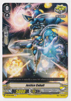 Justice Cobalt : V-BT08-076 - Cardfight!! Vanguard Single Card