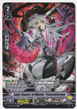 Lady Fencer of Matter Transmission : V-BT08-SP15 - Cardfight!! Vanguard Single Card