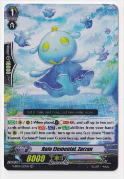 Rain Elemental, Zarzan : V-SS05-53 - Cardfight!! Vanguard Single Card