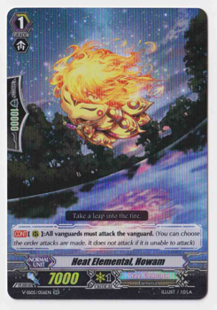 Heat Elemental, Huang : V-SS05-56 - Cardfight!! Vanguard Single Card