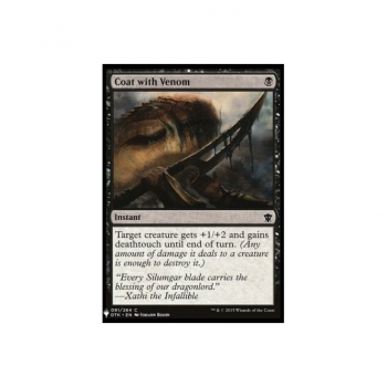 Coat with Venom : MYSTERY BOOSTER 633 - Magic the Gathering Single Card