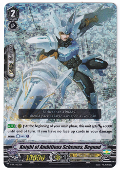Cardfight!! Vanguard Promotional Card : V-PR/0153 Knight of Grand Scheme, Degnuz (Foil)