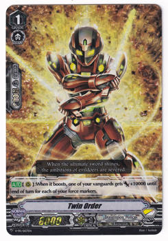 Cardfight!! Vanguard Promotional Card : V-PR/0157 Twin Order (Foil)