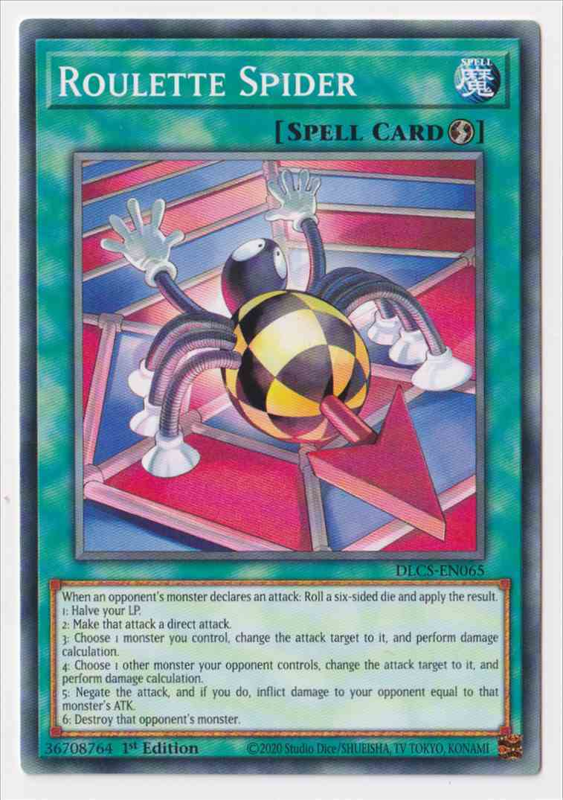 Yu-Gi-Oh! Single Card DLCS-EN065 Roulette Spider (Common)
