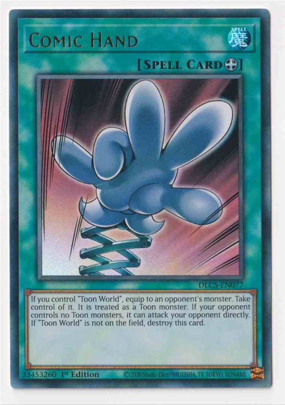 Comic Hand (Ultra Rare) : DLCS-EN077 - Yu-Gi-Oh! Single Card