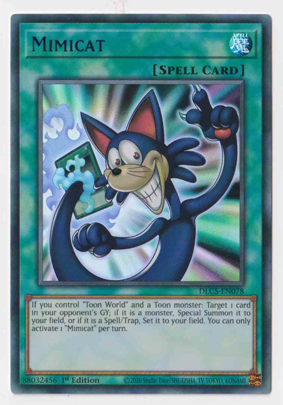 Dlcs En078 Mimicat Ultra Rare Blue Yu Gi Oh