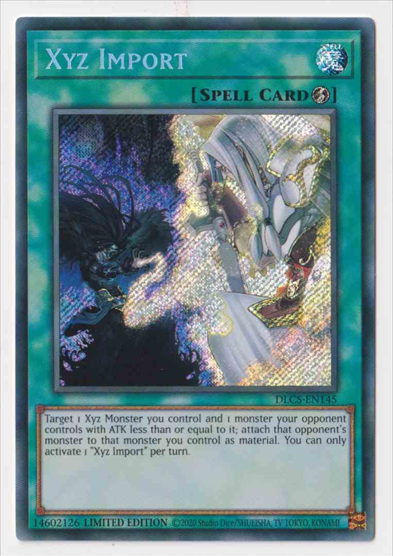 Dlcs En145 Xyz Import Secret Rare Dlcs En145 Yu Gi Oh Single Card