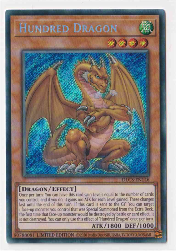 YuGiOh! Single Card DLCSEN146 Hundred Dragon (Secret Rare)