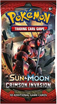 Pokemon Booster Pack (10 Cards) - Sun and Moon Crimson Invasion