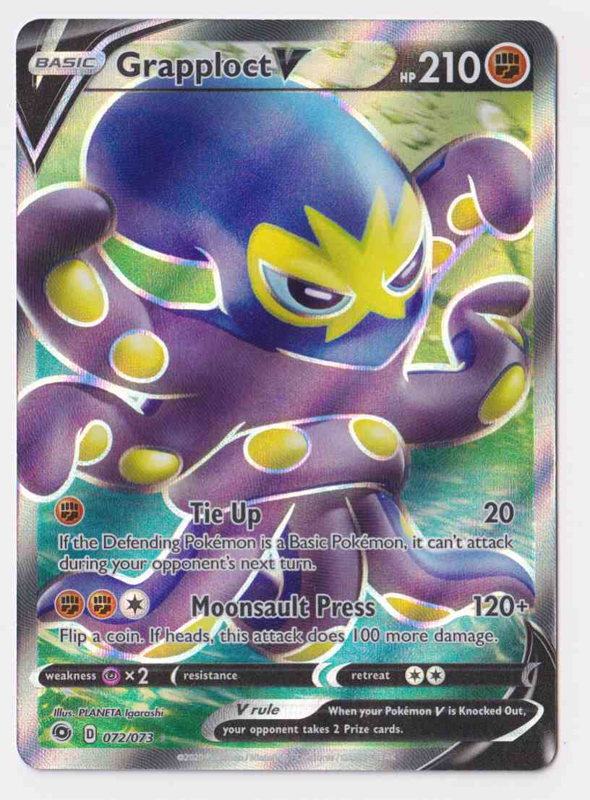 Grapploct V : SWORD AND SHIELD - CHAMPION'S PATH 72/073 - Pokemon Single  Card