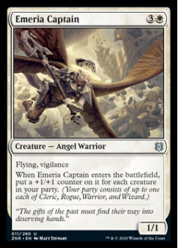 Emeria Captain : ZENDIKAR RISING 011/280 - Magic the Gathering Single Card
