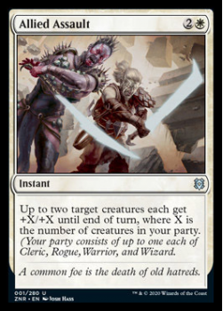 Allied Assault : ZENDIKAR RISING 001/280 - Magic the Gathering Single Card