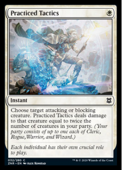 Practiced Tactics : ZENDIKAR RISING 032/280 - Magic the Gathering Single Card