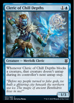 Cleric of Chill Depths : ZENDIKAR RISING 051/280 - Magic the Gathering Single Card