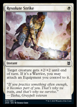 Resolute Strike : ZENDIKAR RISING 035/280 - Magic the Gathering Single Card