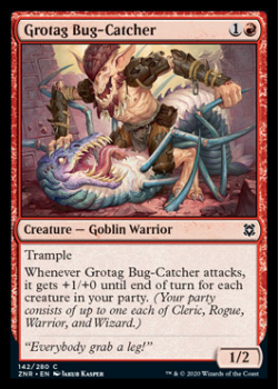 Grotag Bug-Catcher : ZENDIKAR RISING 142/280 - Magic the Gathering Single Card