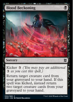 Blood Beckoning : ZENDIKAR RISING 092/280 - Magic the Gathering Single Card
