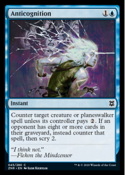 Anticognition : ZENDIKAR RISING 045/280 - Magic the Gathering Single Card