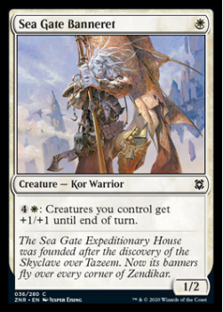 Sea Gate Banneret : ZENDIKAR RISING 036/280 - Magic the Gathering Single Card
