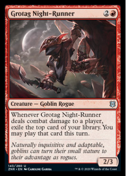 Grotag Night-Runner : ZENDIKAR RISING 143/280 - Magic the Gathering Single Card